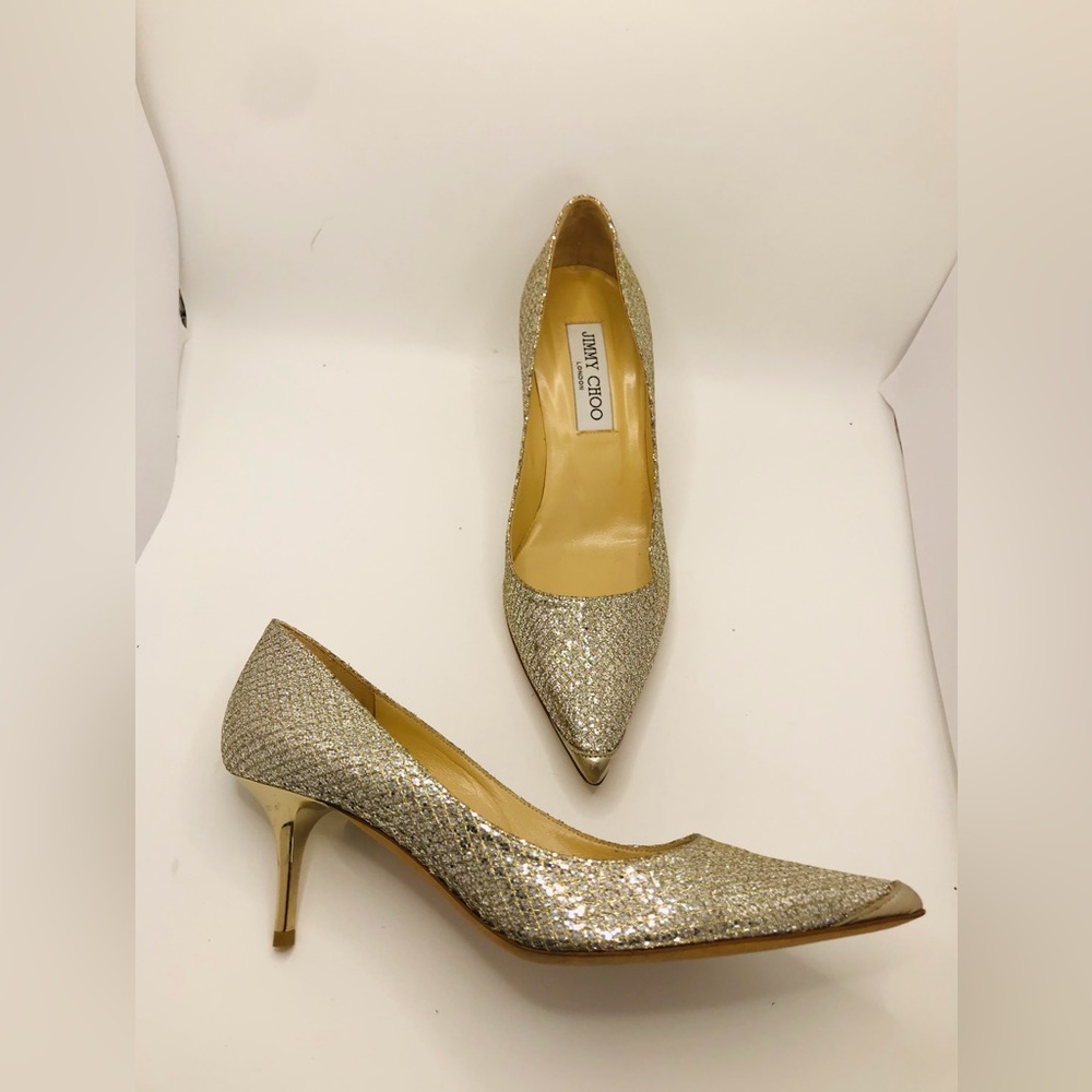 Jimmy‎ Choo Silver/gold  Women's Heels